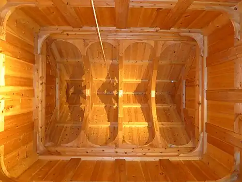 Fantoft Stave Church ceiling