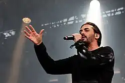 Gringe at the Festival des Vieilles Charrues in 2019