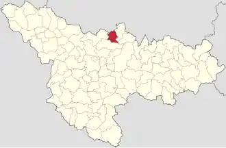 Location in Timiș County
