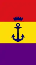 Fin flash of the Aeronáutica Naval, the naval aviation of the Spanish Republican Navy (1931-1936)