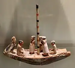 Model of Egyptian Funereal Solar barque