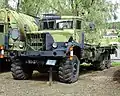 KrAZ-255 platform for PMP pontoon-bridge, Finland