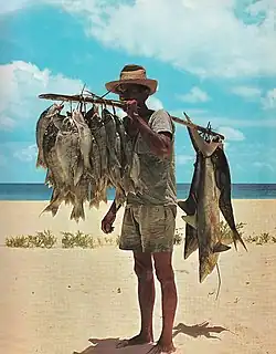 Fisherman and his catch