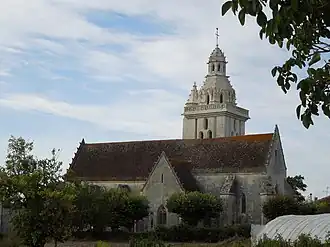 The church in Fléac-sur-Seugne
