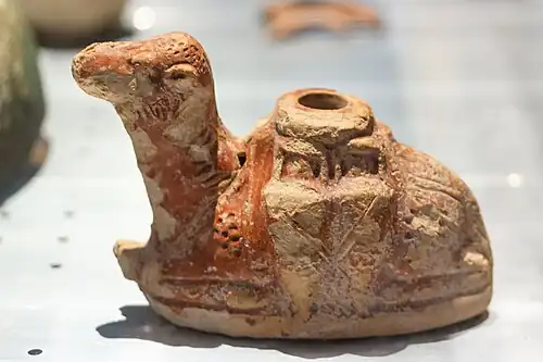 6th-century camel flagon