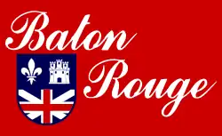 Flag of Baton Rouge, Louisiana, United States
