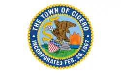 Flag of Cicero, Illinois
