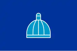Flag of Durban, South Africa (City Hall dome)