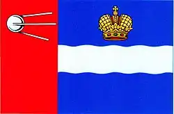 Flag of Kaluga, Russia, (satellite)