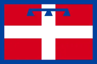 Flag of Piedmont, Italy