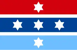 Rank flag of the Chief of the HNDGS (Navy variant)