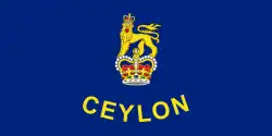 Flag of Governor-general of Ceylon (1948-1953)