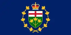 Flag of the lieutenant governor of Ontario