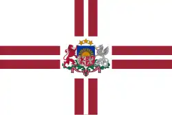 Presidential standard of Latvia