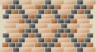 Flemish diagonal bond