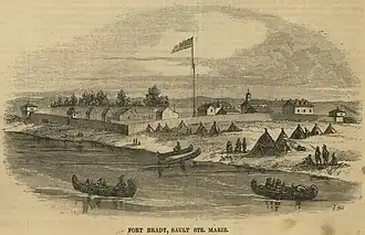 Old Fort Brady, c. 1857