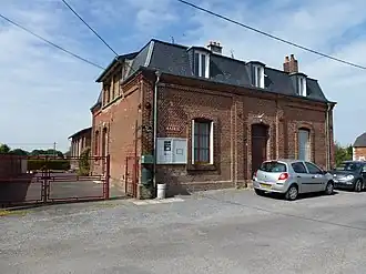 The town hall in Fraillicourt