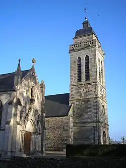 The church in Landelles-et-Coupigny