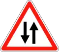 Two-way traffic ahead