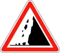 Risk of rockfall
