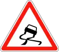 Slippery road