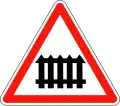 Level crossing with gates