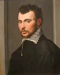 Portrait of a Young Man, oil on canvas,  1550, Honolulu Museum of Art