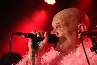 Ashley Slater with Freak Power during his show in Brno (2024)