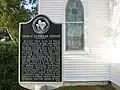 Texas State Historical Marker at Trinity Lutheran Church