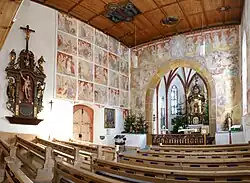 Frescoes in the Church St.&nbsp;Nikolaus