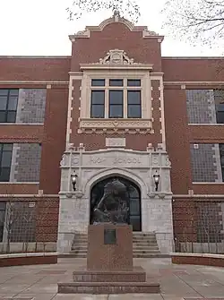 Front of Enid High School