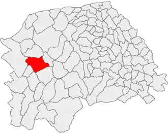 Location in Suceava County