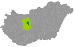 Gárdony District within Hungary and Fejér County.