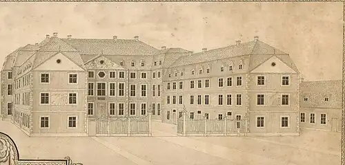 The palace from the southwest