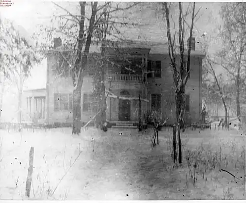Hunter's Home - Front of the home in winter