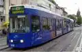 tram type GT8Z at stop Lorettostraße