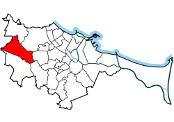 Location of Matarnia within Gdańsk