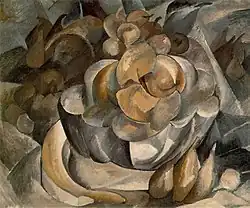 Georges Braque, 1908–09, Fruit Dish, oil on canvas, 54 × 65 cm, Moderna Museet, Stockholm
