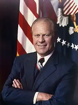 38th President of the United States Gerald Ford (LLB, 1941)