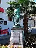 Gibraltar Defence Force Monument at Grand Casemates Square, Gibraltar, 2009.