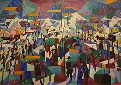 Le Boulevard, 1911, oil on canvas, 63.5 x 91.5&nbsp;cm, Estorick Collection, London