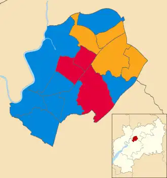 2010 results map