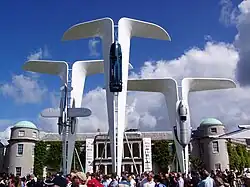 The Rolls-Royce Central Display at the 2004 Goodwood Festival of Speed. Designed by Gerry Judah