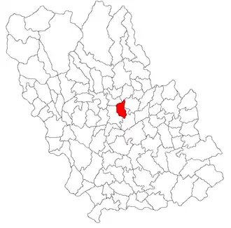Location in Prahova County