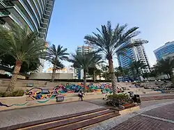 Graffiti in Marina Promenade