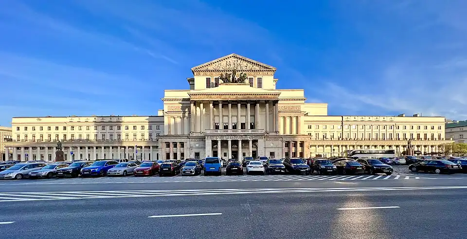 Grand Theatre Warsaw, frontal view (2022)