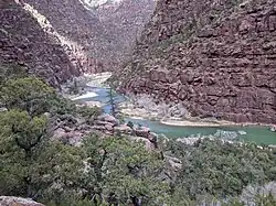 The Green River in Dinosaur National Monument.