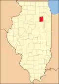 Grundy County at the time of its creation in 1841