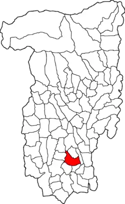 Location in Vâlcea County