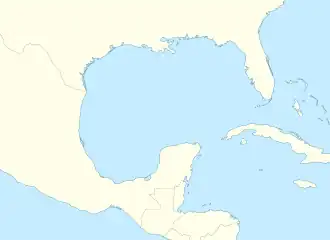 Chicxulub crater is located in Gulf of Mexico